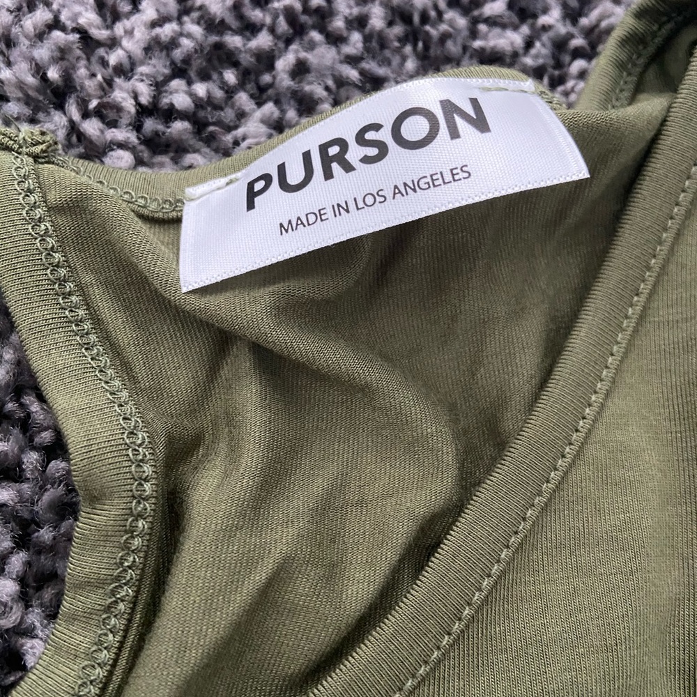 OLIVE GREEN ROMPER - Picture 5 of 6